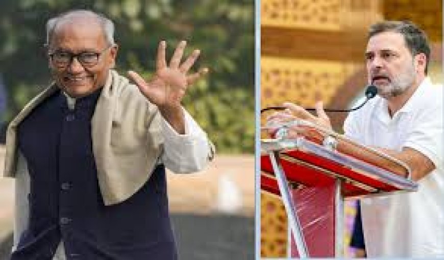 दिग्विजय ने की संघ की तारीफ तो कांग्रेस में हुआ बवाल, गब्बर, अलकायदा से पार्टी ने कर दी तुलना