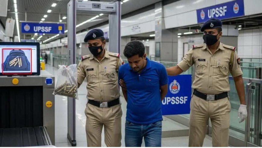 मनकामेश्वर स्टेशन पर सुरक्षा एजेंसियों की मुस्तैदी, युवक की जेब से मिले 8 जिंदा कारतूस, युवक गिरफ्तार