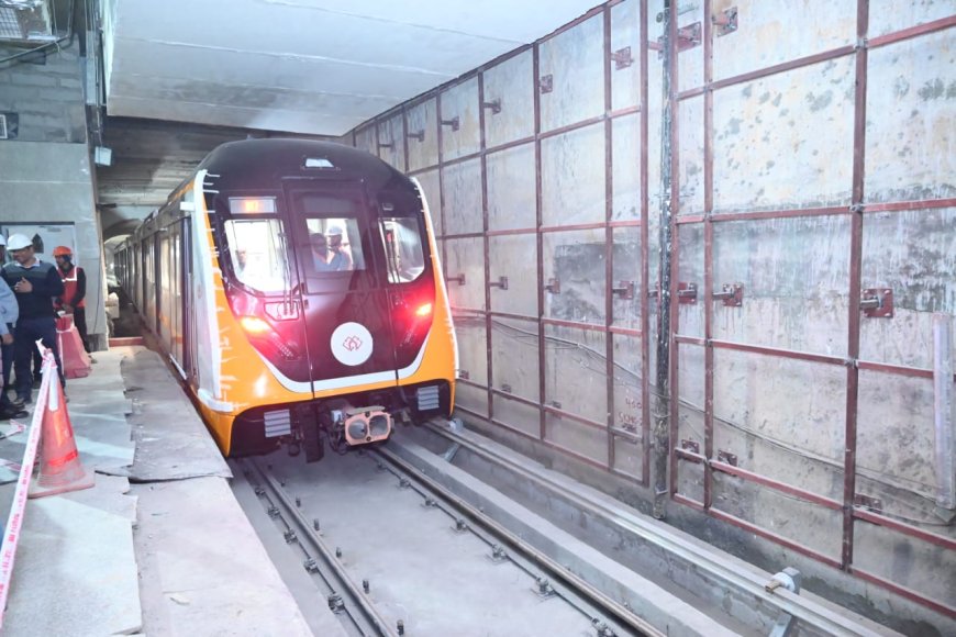 आगरा मेट्रो की रफ्तार को नया मुकाम, मनकामेश्वर से आईएसबीटी तक सफल ट्रायल रन, यूपीएमआरसी ने बनाया रिकॉर्ड