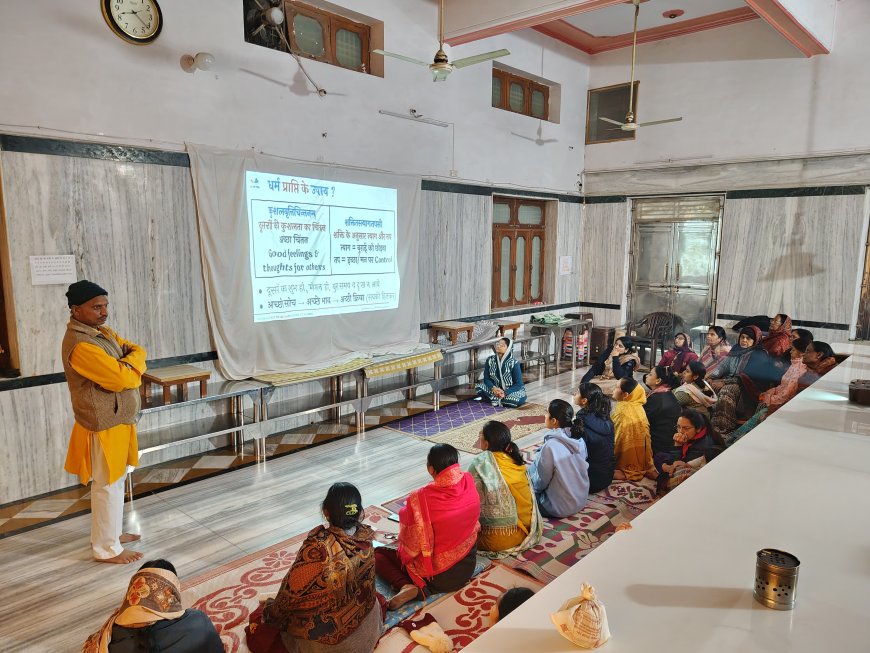 साधना से सशक्त मन, शांति से संतुलित जीवनः आगरा में अर्हम शक्ति कालीन ध्यान योग शिविर सम्पन्न