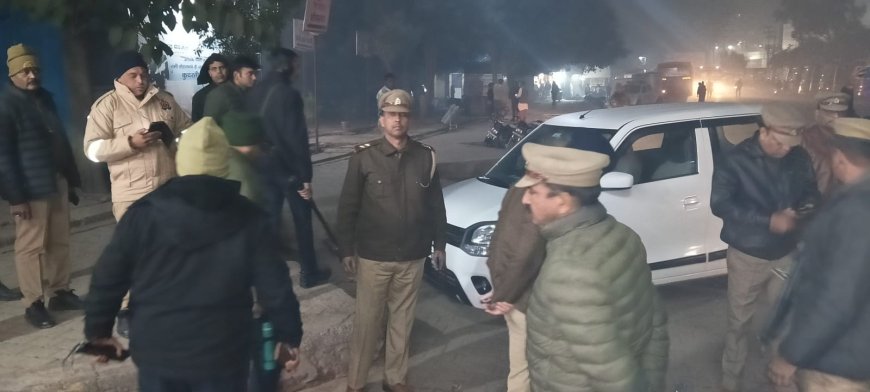 नए साल की दस्तक से पहले आगरा अलर्ट मोड में, आईएसबीटी बस अड्डे पर सघन चेकिंग