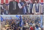 आगरा में चंद्रशेखर आजाद का दमदार शो, जीआईसी मैदान में उमड़ा जनसैलाब