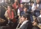 एबीवीपी कार्यालय के बाहर आपत्तिजनक हरकत, जांच से पहले सबूत हटाने पर फूटा गुस्सा
