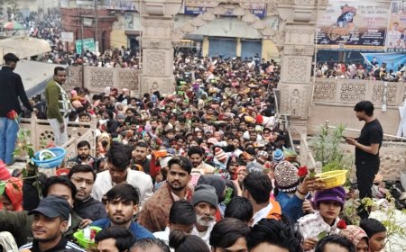 नववर्ष पर खाटू श्याम भक्ति और गणपति–श्रीराम आराधना में डूबा शहर, मंदिरों में दिन भर रही भारी भीड़