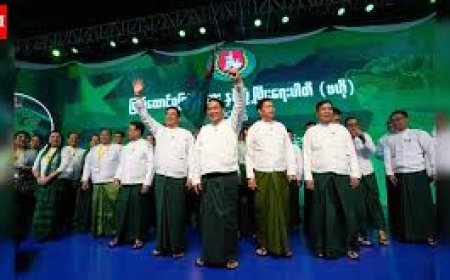 म्यांमार में चुनाव, पहले चरण में सैन्य जुंटा समर्थित पार्टी की बड़ी बढ़त,  96 में से 87 सीटें जीतीं