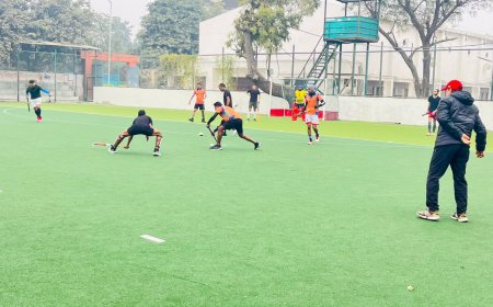 नव वर्ष की हॉकी जंग: आर्मी टू पैरा व सुख जीवन अकादमी के बीच रोमांचक मुकाबला 4-4 से बराबर