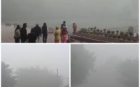 आगरा में ठंड और घने कोहरे की मार, जनजीवन अस्त-व्यस्त, ट्रेनें लेट, सड़क यातायात प्रभावित