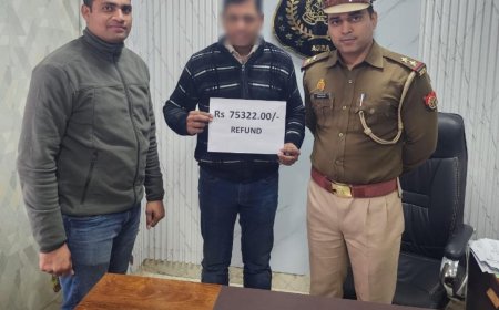साइबर ठगों पर भारी पड़ी पुलिस की सतर्कता, पीड़ित को मिली पूरी रकम की राहत