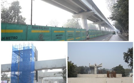 आगरा मेट्रो के दूसरे कॉरिडोर पर काम की रफ्तार तेज, 2026 के अंत तक संचालन का लक्ष्य