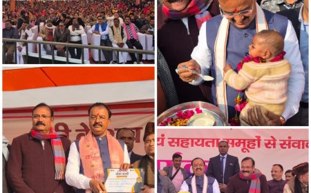 आस्था से विकास तक, पैंतीखेड़ा की ग्राम चौपाल में डिप्टी सीएम केशव मौर्य का राष्ट्रवाद मंत्र