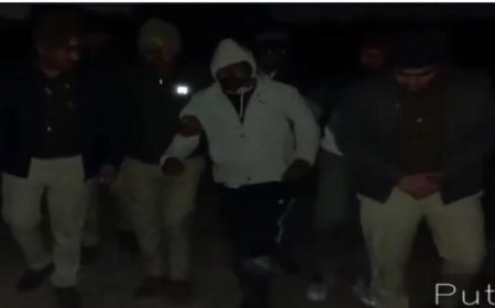 शाहगंज में देर रात पुलिस मुठभेड़, फायरिंग करने वाला शातिर चोर गोली लगने से घायल, गिरफ्तार
