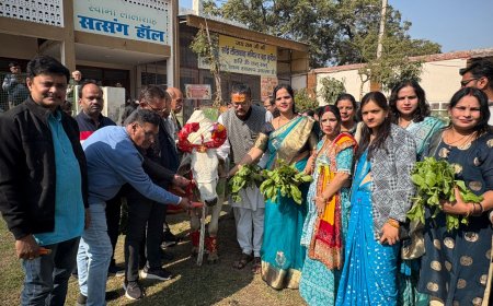 श्री कृष्ण गौशाला में भक्ति–करुणा–सेवा का महोत्सवी संगम, गौ माता को छप्पन भोग अर्पित