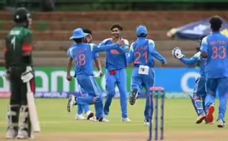 अंतिम ओवरों में टूटा बांग्लादेश का सपना, भारत ने अंडर-19 वर्ल्ड कप में लगातार दूसरी जीत दर्ज की