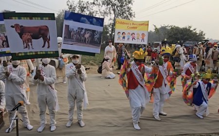 दयालबाग के खेतों में वार्षिक समारोह, भक्ति-उत्साह से सराबोर रहा वातावरण, टेलरिंग स्कूल, सीआरसी व 13 छप्पर/20 कोठरी की प्रस्तुतियों ने मन मोहा