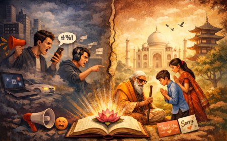 काहे के विश्व गुरु? जब गुड मैनर्स और तहजीब की भाषा ही लुप्त हो रही हो?