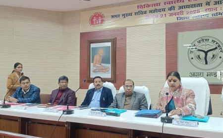 खसरा टीकाकरण में ढिलाई पर शासन सख्त, आगरा–अलीगढ़ मंडल को 10 दिन का अल्टीमेटम