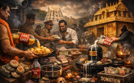 मंदिरों की चौखट पर भ्रष्टाचार: तिरुपति से तिरुमाला तक भगवान के नाम पर लूट और पाप का संगठित धंधा, व्यवस्था कटघरे में