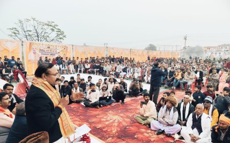 आगरा में शमशाबाद के हीरापुरा में ‘विकसित भारत–जी राम जी’ अभियान की गूंज