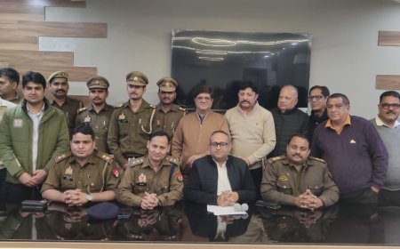 सात घंटे में 97 लाख की चोरी का खुलासा करने वाली पुलिस टीम को शू फैडरेशन ने किया सम्मानित