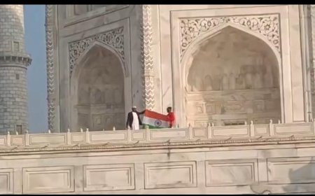 गणतंत्र दिवस पर ताजमहल में तिरंगा फहराने का दावा, हिंदू महासभा की गतिविधि से मचा हड़कंप
