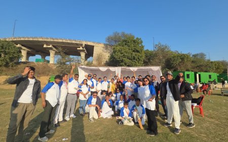 लायंस क्लब समर्पण का पारिवारिक क्रिकेट मैच बना जोश, एकता और फिटनेस का प्रतीक