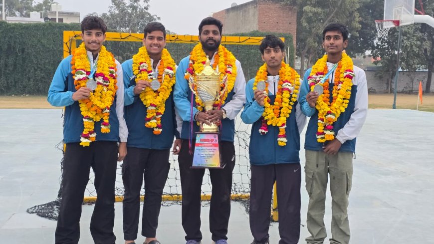 जूनियर रोलबाल में आगरा का डंका, यूपी टीम को दिलाया ऐतिहासिक सिल्वर, पांच  साल का सपना हुआ पूरा