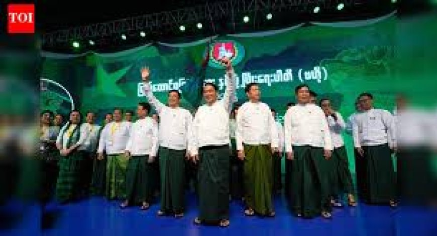 म्यांमार में चुनाव, पहले चरण में सैन्य जुंटा समर्थित पार्टी की बड़ी बढ़त,  96 में से 87 सीटें जीतीं