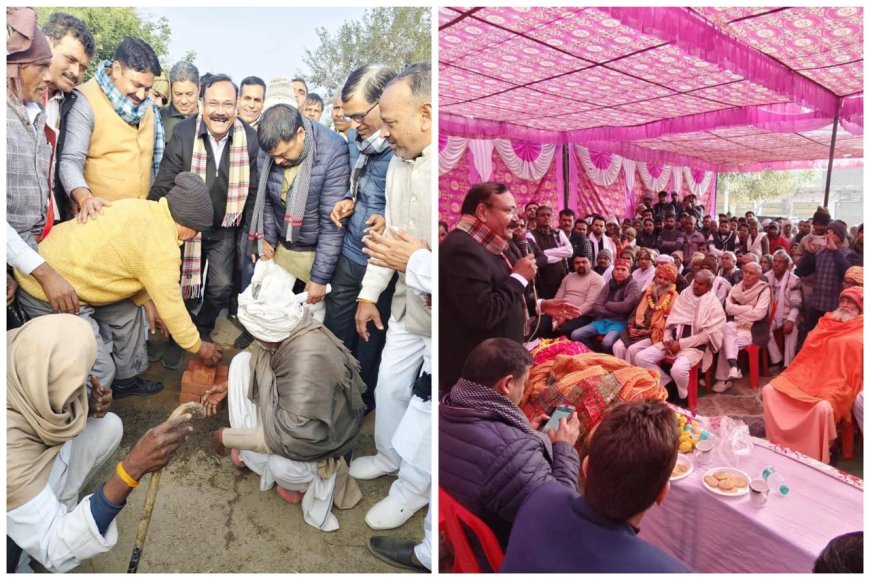 फतेहपुर सीकरी–खेरागढ़ क्षेत्र में विकास को नई रफ्तार, दो अहम सड़कों का भूमि पूजन
