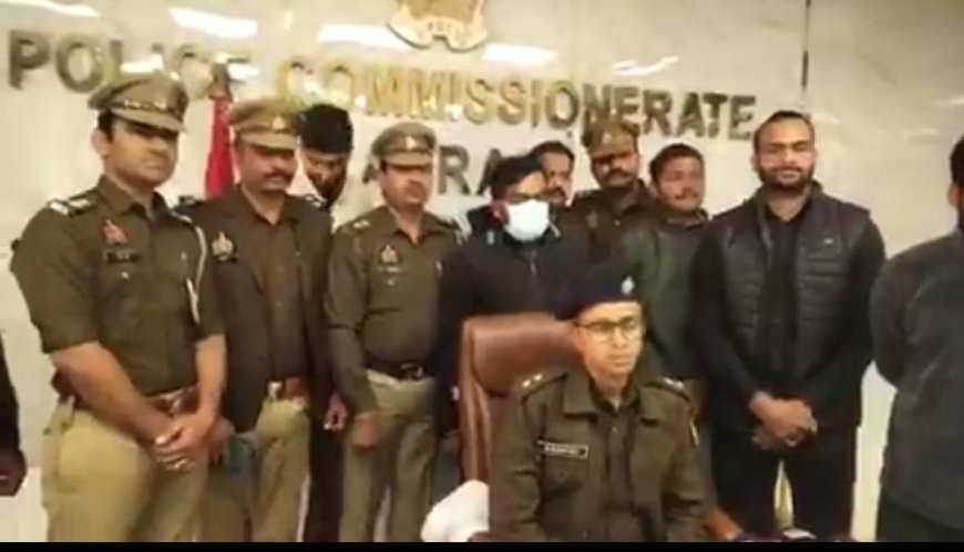 आगरा में लाइसेंसी रिवॉल्वर लूटकांड का खुलासा, एक आरोपी गिरफ्तार, दूसरा फरार