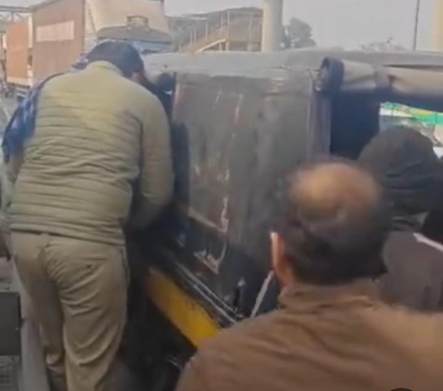 आगरा-दिल्ली हाईवे पर रफ्तार का कहर, ट्रक की टक्कर से बुलेट सवार युवक की दर्दनाक मौत