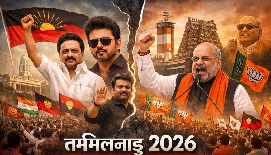 तमिलनाडु 2026: चुनावी रणभूमि में सब ग्रे शेड्स: न कोई खलनायक और न कोई हीरो