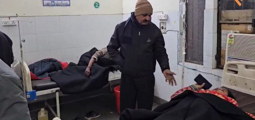 कोहरे ने ली रफ्तार पर भारी कीमत, बाह में ईको–कैंटर की आमने-सामने टक्कर, सात लोग घायल