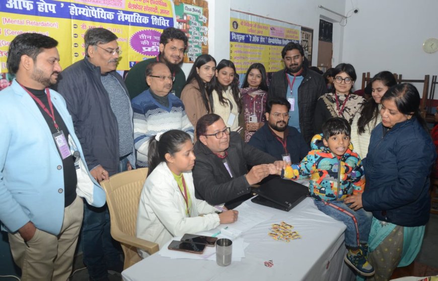 सतत सेवा के छह सालः त्रैमासिक चिकित्सा शिविर में 300 से अधिक विशेष बच्चों को मिला उपचार