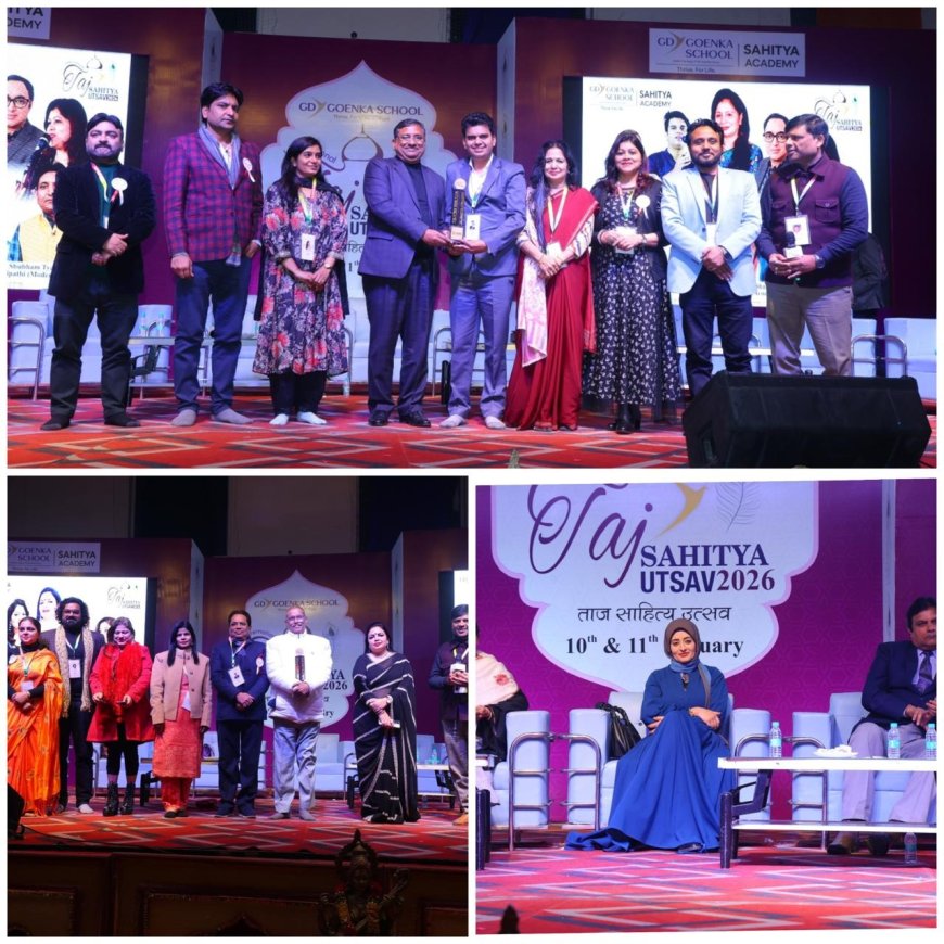 शब्दों का महाकुंभ बना ताज साहित्य उत्सव, कविता-शायरी में धड़कता रहा समाज और संवेदना का सच