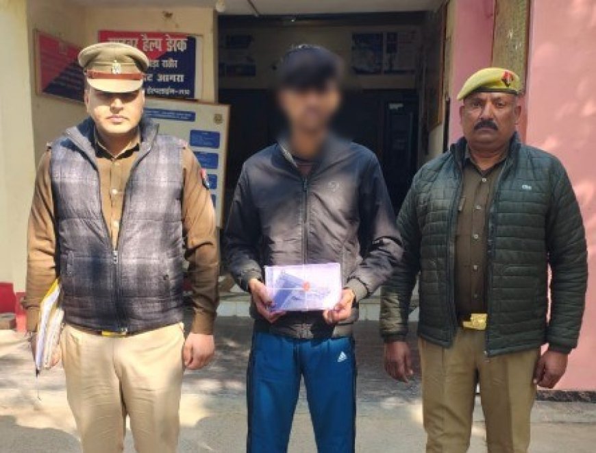 ससुराल में जीजा को गोली मारने वाला वाला साला गिरफ्तार, अवैध पिस्तौल व कारतूस बरामद