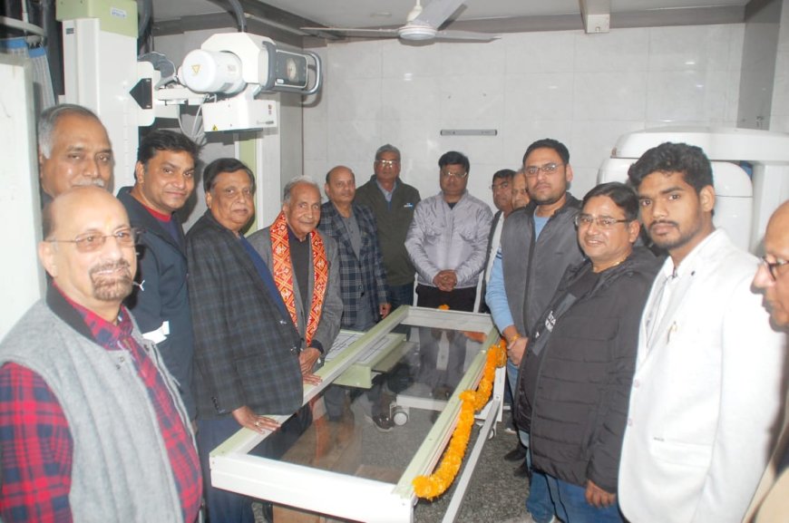 हेल्प आगरा हॉस्पिटल को मिली आधुनिक सौगात: नई अत्याधुनिक एक्स-रे मशीन का लोकार्पण
