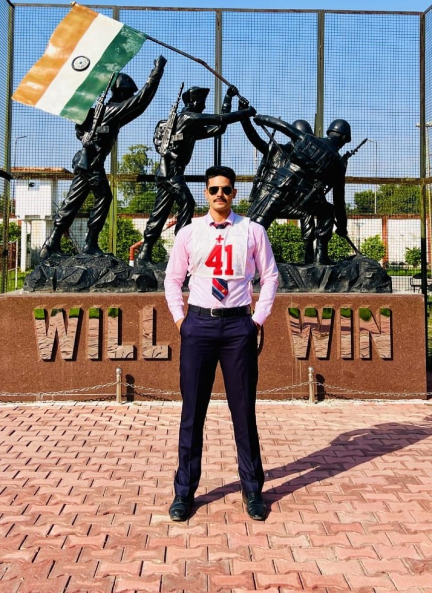 आगरा के प्रियांशु चाहर का सीडीएस में चयन, डीईआई–एनसीसी और जिले का बढ़ाया मान