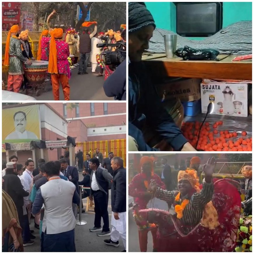 भाजपा को मिला सबसे युवा राष्ट्रीय अध्यक्ष, दिल्ली से गांव अमावां तक जश्न का सियासी संगम