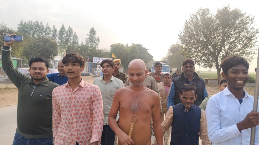 बगदा जैन मंदिर में धर्मध्वजा लहराई: उपाध्यायश्री विहसंतसागर महाराज ससंघ का भव्य मंगल प्रवेश