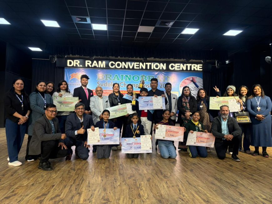 आगराः सुडोकू की जंग में दिमागी दमखम, 512 प्रतिभागियों ने रचा इतिहास, 70 वर्षीय हीरा लखियानी बनीं प्रेरणा, रजत पदक जीत दिखाया मानसिक कौशल