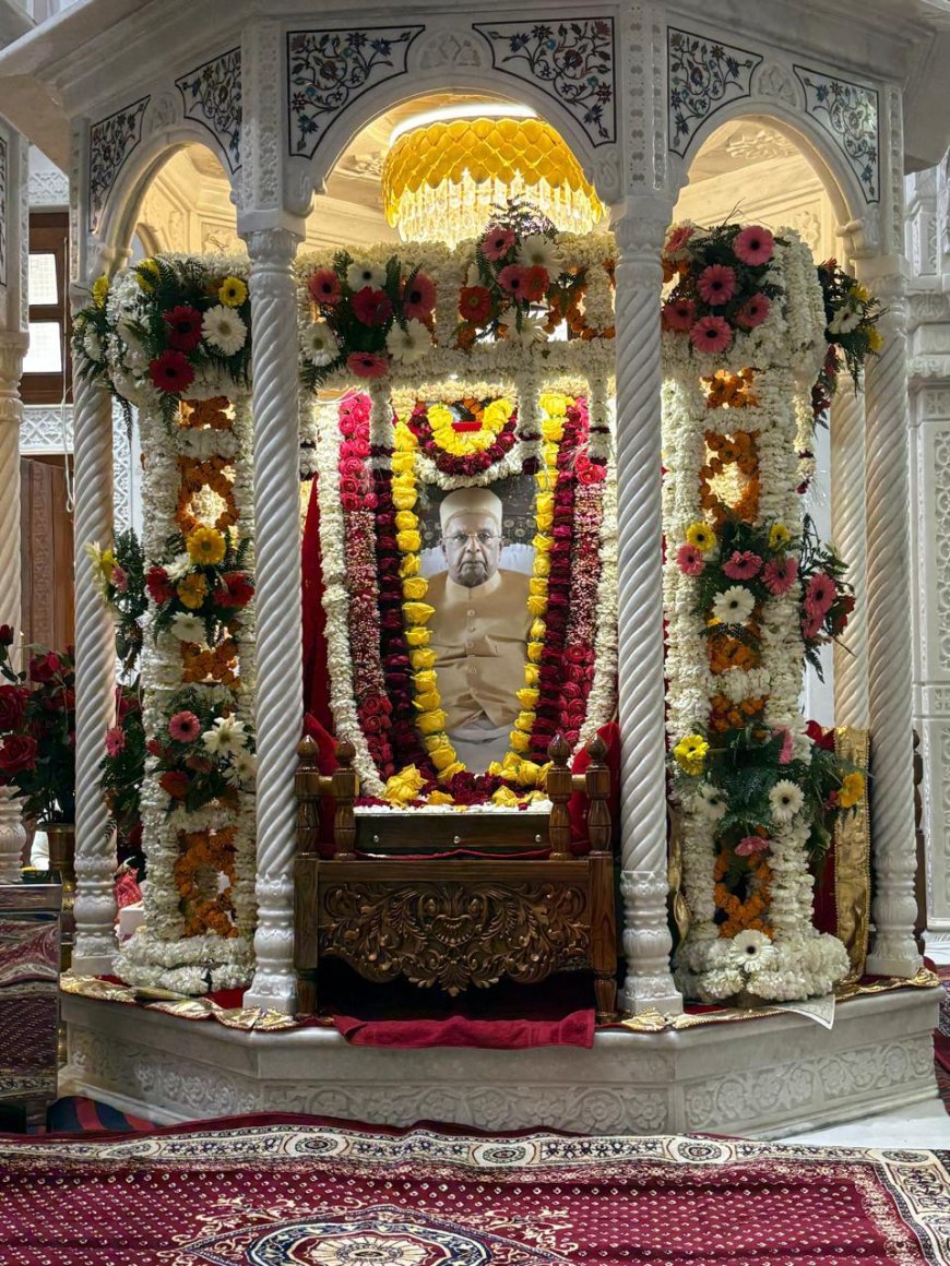 दादाजी महाराज की तृतीय पुण्य तिथि पर हजूरी भवन में उमड़े देश-विदेश के सत्संगी, अर्पित की श्रद्धांजलि