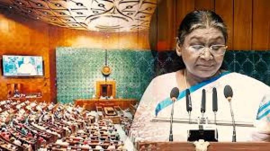 राष्ट्रपति के अभिभाषण के बीच नारेबाजी-हंगामा, जी राम जी कानून का जिक्र होते ही भड़का विपक्ष  