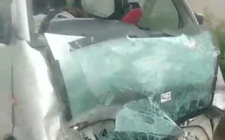 आगरा-बाह मार्ग पर रफ्तार का कहर, कैंटर की टक्कर से ईको में सवार आधा दर्जन यात्री गंभीर घायल