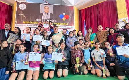 आगरा में 31 स्कूलों के 130 खिलाड़ियों संग दो दिवसीय अंतर विद्यालय टेबल टेनिस प्रतियोगिता संपन्न