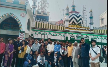 कश्मीरी युवाओं का भ्रमण: आईवीआरआई से दरगाह आला हज़रत तक गूंजा नारा- वाह इंडिया! वाह बरेली!!