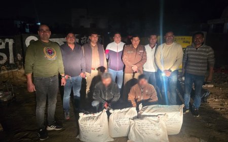 उड़ीसा से अलीगढ़ जा रही थी नशे की खेप, आगरा में पुलिस ने पकड़ा 24 किलो गांजा