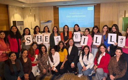 पहली छाप ही आपकी पहचान: ‘शी विल इंस्पायर’ के मंच से निखरा आत्मविश्वास और नेतृत्व का प्रकाश