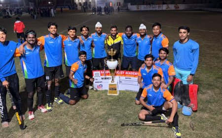 आगरा की सुखजीवन स्पोर्ट्स अकादमी बनी ऑल इंडिया हॊकी गोल्ड कप अंडर-19 की विजेता