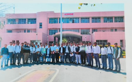 एडीआरडीई में इंजीनियरिंग विद्यार्थियों का तकनीकी अनुभव, रक्षा अनुसंधान की बारीकियों से हुए रूबरू