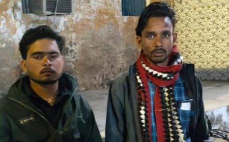 आगरा के पिनाहट क्षेत्र में चंबल पुल के पास दो युवकों से नकदी और मोबाइल की लूट